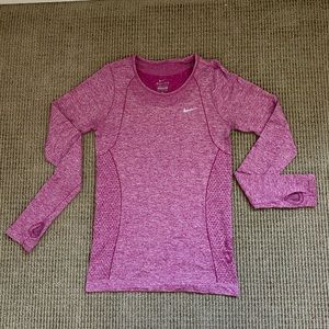 Pink Nike Long Sleeve Top